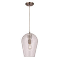 Trans Globe Lighting  1lt Pendant Alice Cl Lrg-bn