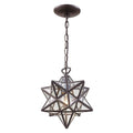 Trans Globe Lighting  1lt Pendant Star Dome Sml-bz