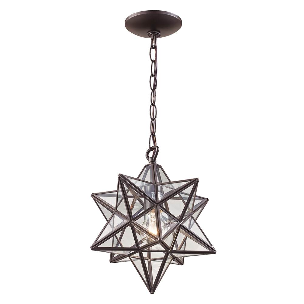 Trans Globe Lighting  1lt Pendant Star Dome Lrg-bz