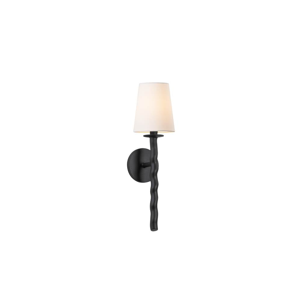 Troy Lighting B1220-TBK Textured Black Alvaro Wall Sconce Image 1