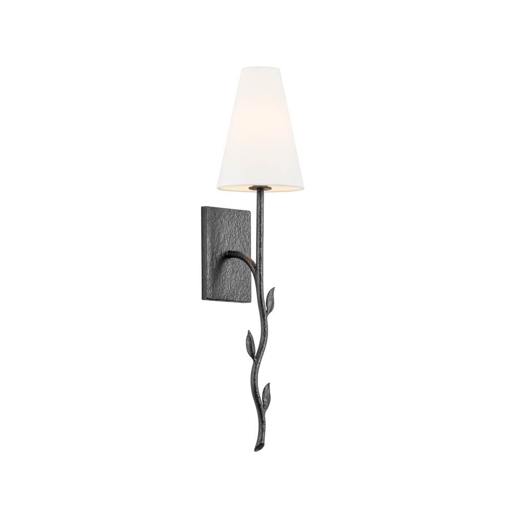 Troy Lighting B1925-BI Black Iron Elwyn Wall Sconce Image 1