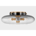 Troy Lighting C2915-PBR Patina Brass Gunner Flush Mount Image 1