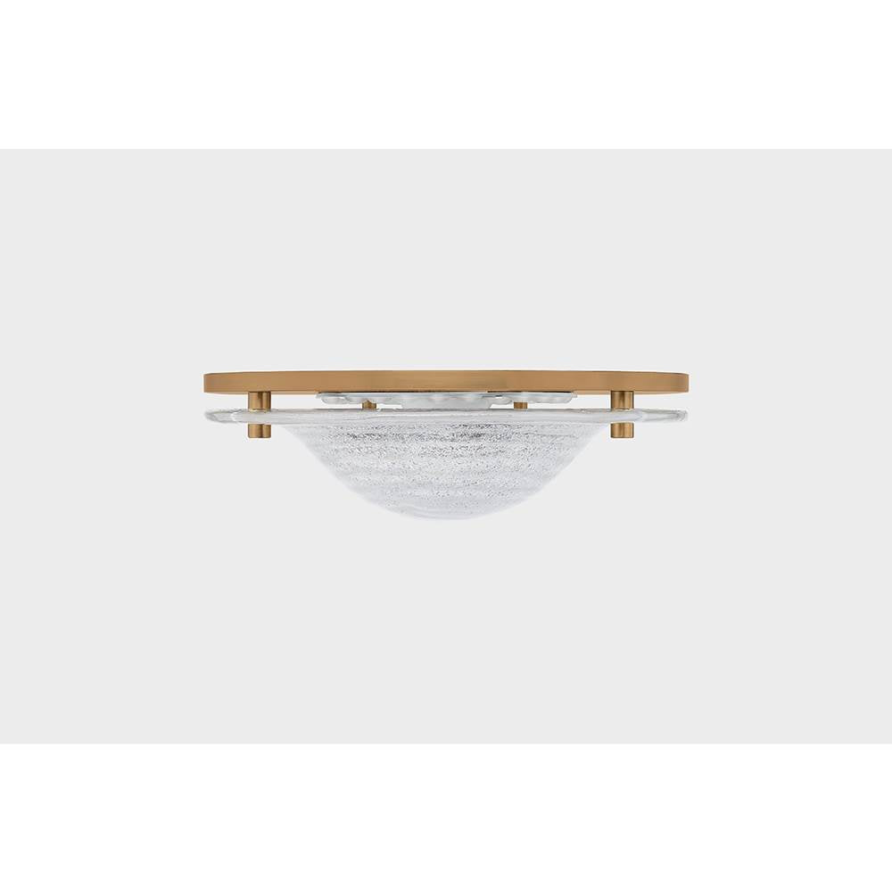 Troy Lighting C2714-PBR Patina Brass Halston Flush Mount Image 1
