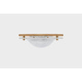 Troy Lighting C2714-PBR Patina Brass Halston Flush Mount Image 1