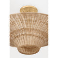 Troy Lighting C2425-VGL Vintage Gold Leaf Ketan Semi Flush Image 1