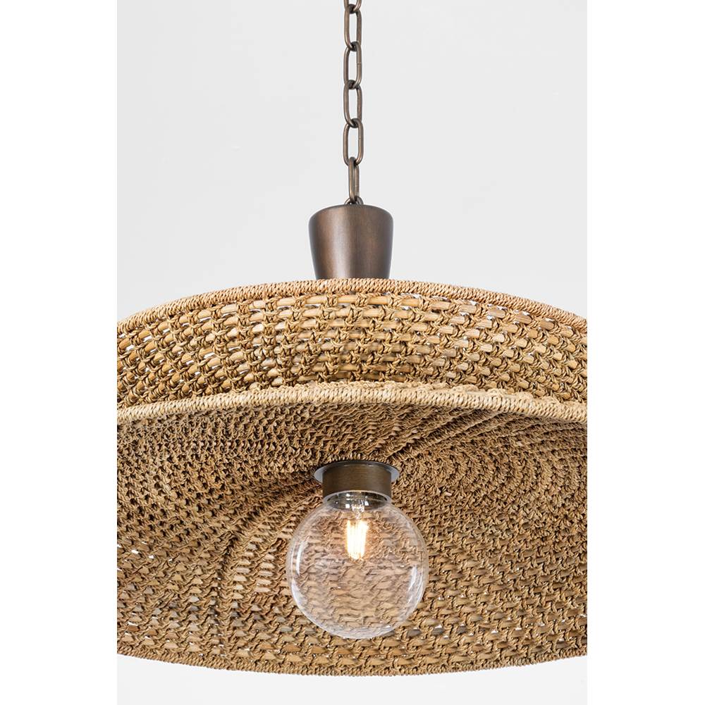 Troy Lighting F1830-BRL Bronze Leaf Landry Pendant Image 2