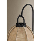 Troy Lighting PFL8674-TBK-LARGE Texture Black Maltby Floor Lamp With Large Shade Image 2