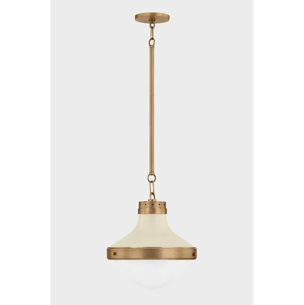 Troy Lighting F3113-PBR/SSD Patina Brass,Soft Sand Maxton Pendant Image 1
