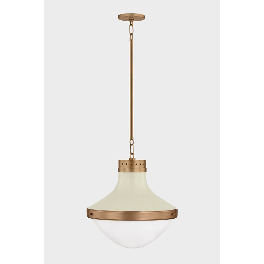 Troy Lighting F3117-PBR/SSD Patina Brass,Soft Sand Maxton Pendant Image 1