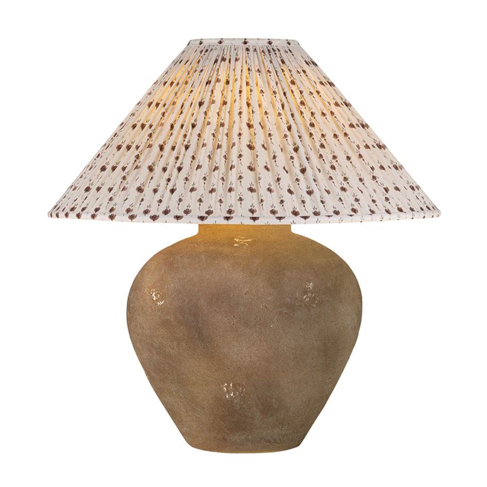 Troy Lighting Calabria Table Lamp With Primrose Red Shade