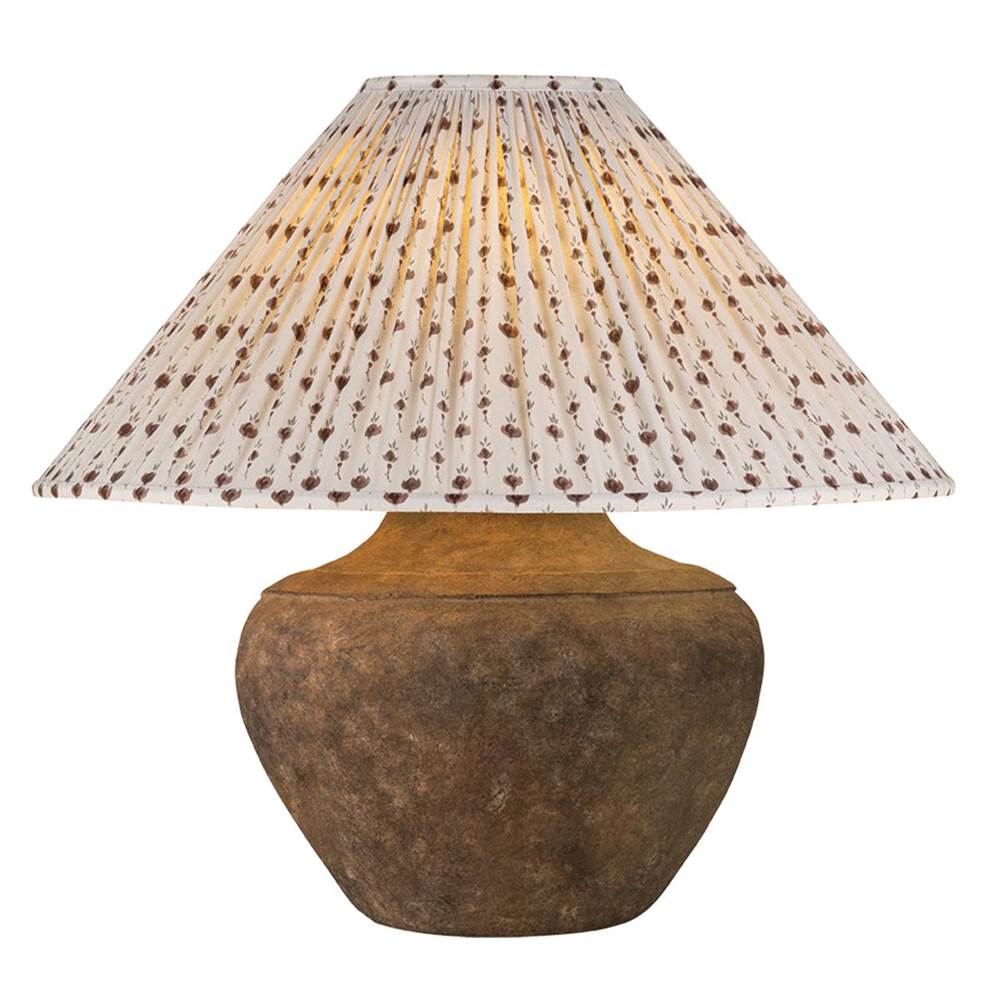 Troy Lighting Calabria Table Lamp With Primrose Red Shade