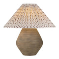 Troy Lighting Calabria Table Lamp With Primrose Red Shade