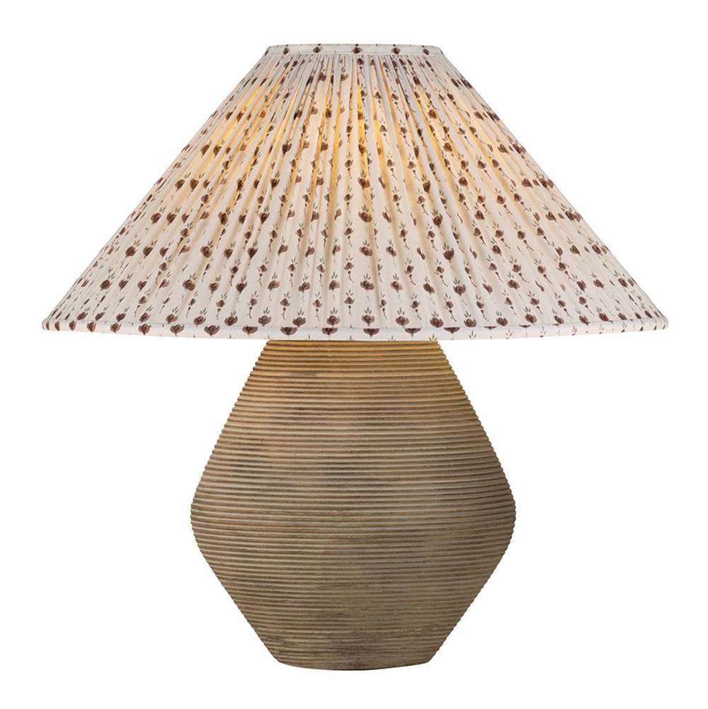 Troy Lighting Calabria Table Lamp With Primrose Red Shade