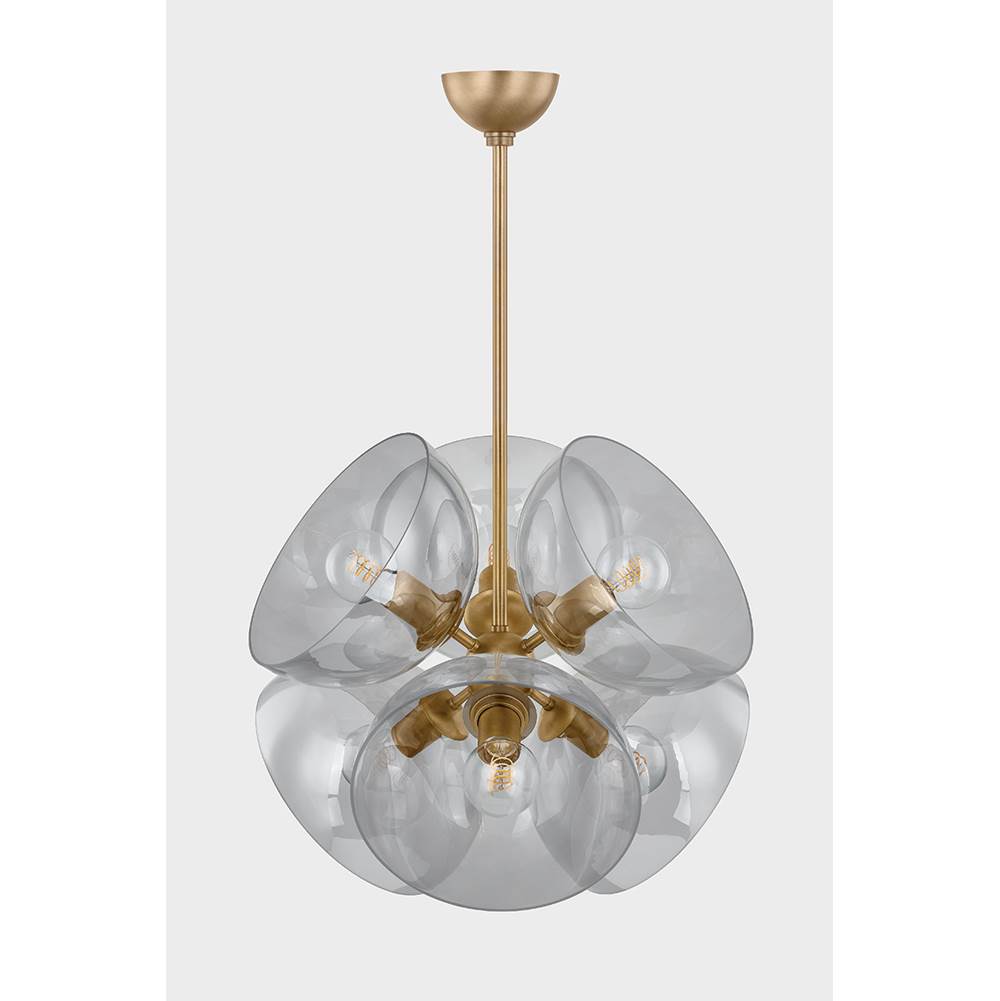 Troy Lighting F1522-PBR Patina Brass Salix Pendant Image 1