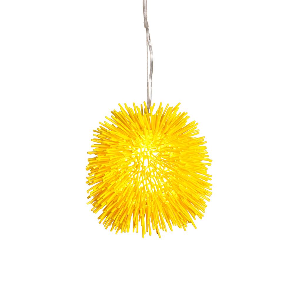 Varaluz 169M01YE Un-Mellow Yellow Urchin 1-lt Mini Pendant - Un-mellow Yellow Image 1