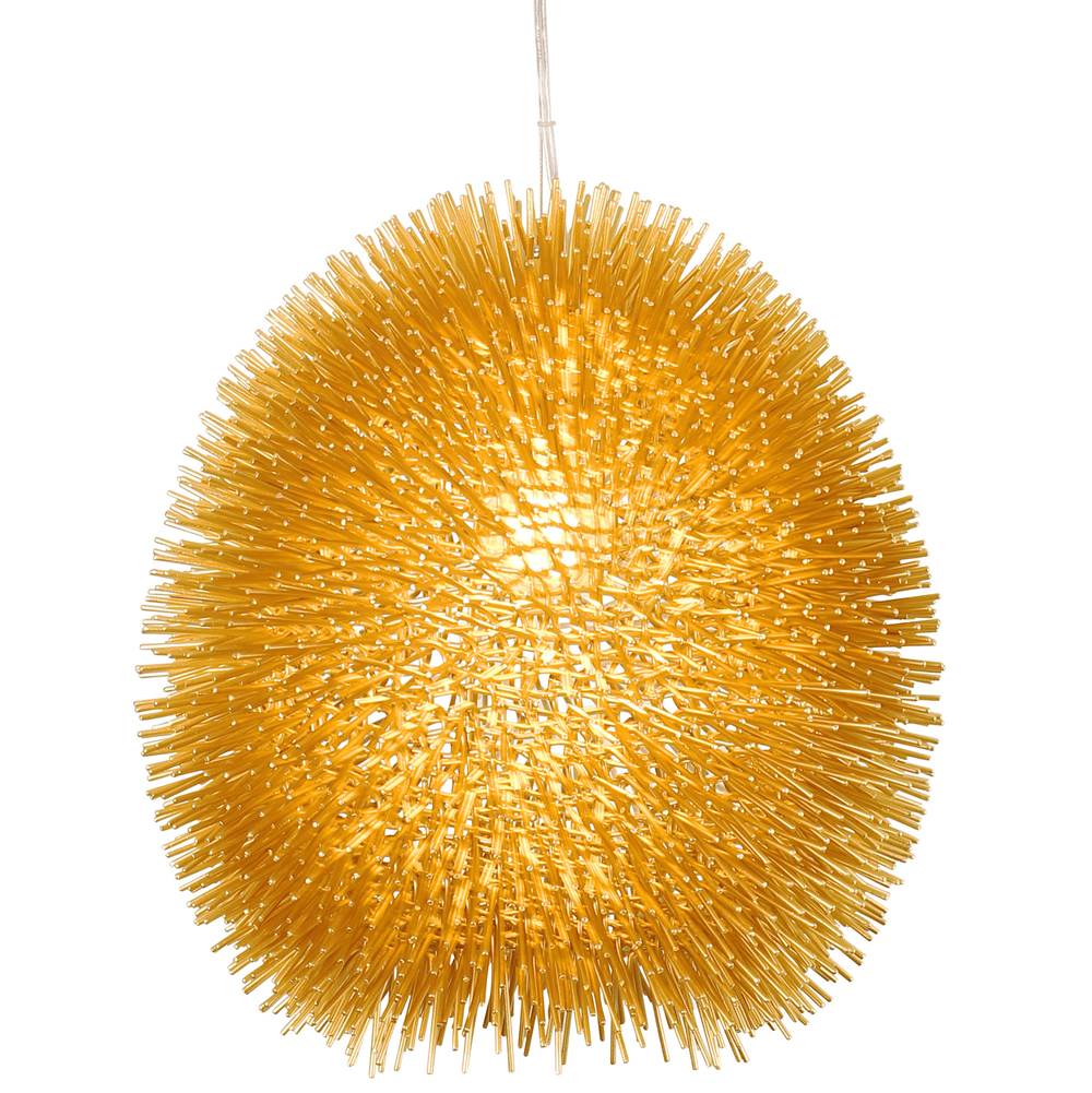 Varaluz 169P01GO Gold Urchin 1-lt Pendant - Gold Image 1