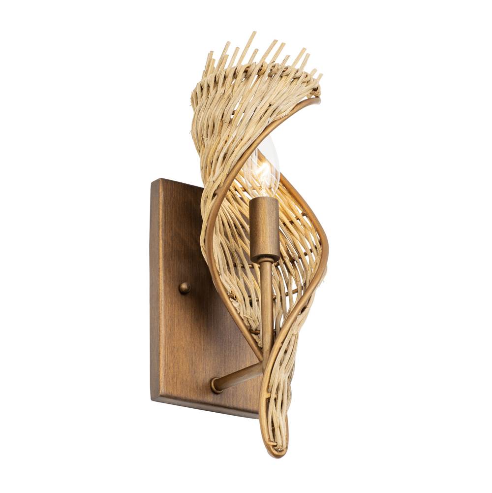 Varaluz 240K01BTR Baguette,Natural Rattan Flow 1-lt Left Sconce - Baguette/natural Rattan Image 3