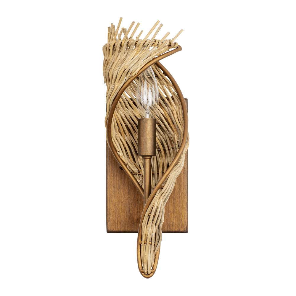 Varaluz 240K01BTR Baguette,Natural Rattan Flow 1-lt Left Sconce - Baguette/natural Rattan Image 2