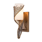 Varaluz 240K01HO Hammered Ore Flow 1-lt Left Sconce - Hammered Ore Image 5