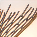 Varaluz 240K01HO Hammered Ore Flow 1-lt Left Sconce - Hammered Ore Image 4