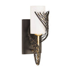Varaluz 240K01RMBFG Matte Black, French Gold Flow 1-lt Right Sconce - Matte Black/french Gold Image 1