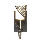 Varaluz Flow 1-lt Right Sconce - Matte Black/french Gold
