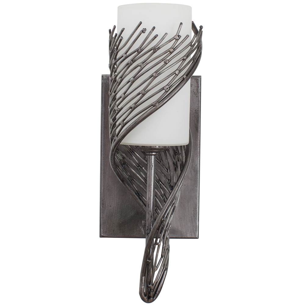 Varaluz Flow 1-lt Left Sconce - Baguette/natural Rattan