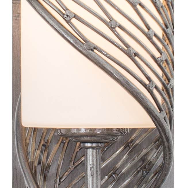 Varaluz 240K01SL Steel Flow 1-lt Left Sconce - Steel Image 4