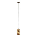 Varaluz 240M01BTR Baguette,Natural Rattan Flow 1-lt Cylinder Mini Pendant - Baguette/natural Rattan Image 4