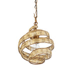 Varaluz 240P01BTR Baguette,Natural Rattan Flow 1-lt Twist Pendant - Baguette/natural Rattan Image 5