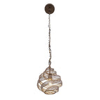 Varaluz Flow 1-lt Twist Pendant - Baguette/natural Rattan