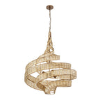 Varaluz Flow 6-lt Large Twist Pendant - Baguette/natural Rattan
