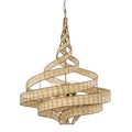 Varaluz 240P08BTR Baguette,Natural Rattan Flow 8-lt Twist Pendant - Baguette/natural Rattan Image 1