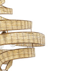 Varaluz 240P08BTR Baguette,Natural Rattan Flow 8-lt Twist Pendant - Baguette/natural Rattan Image 4