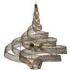 Varaluz 240P08HO Hammered Ore Flow 8-lt Twist Pendant - Hammered Ore Image 5