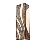 Varaluz 240W03HO Hammered Ore Flow 3-lt Vertical Sconce - Hammered Ore Image 1