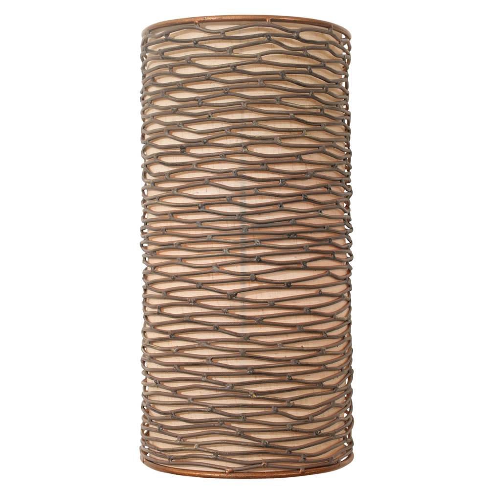 Varaluz 241W01HO Hammered Ore Flow 1-lt Sconce - Hammered Ore Image 1