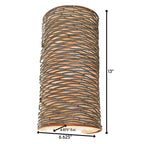 Varaluz 241W01HO Hammered Ore Flow 1-lt Sconce - Hammered Ore Image 3