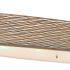 Varaluz 247N06HO Hammered Ore Flow 6-lt Oval Linear Pendant W/fabric Shade - Hammered Ore Image 5