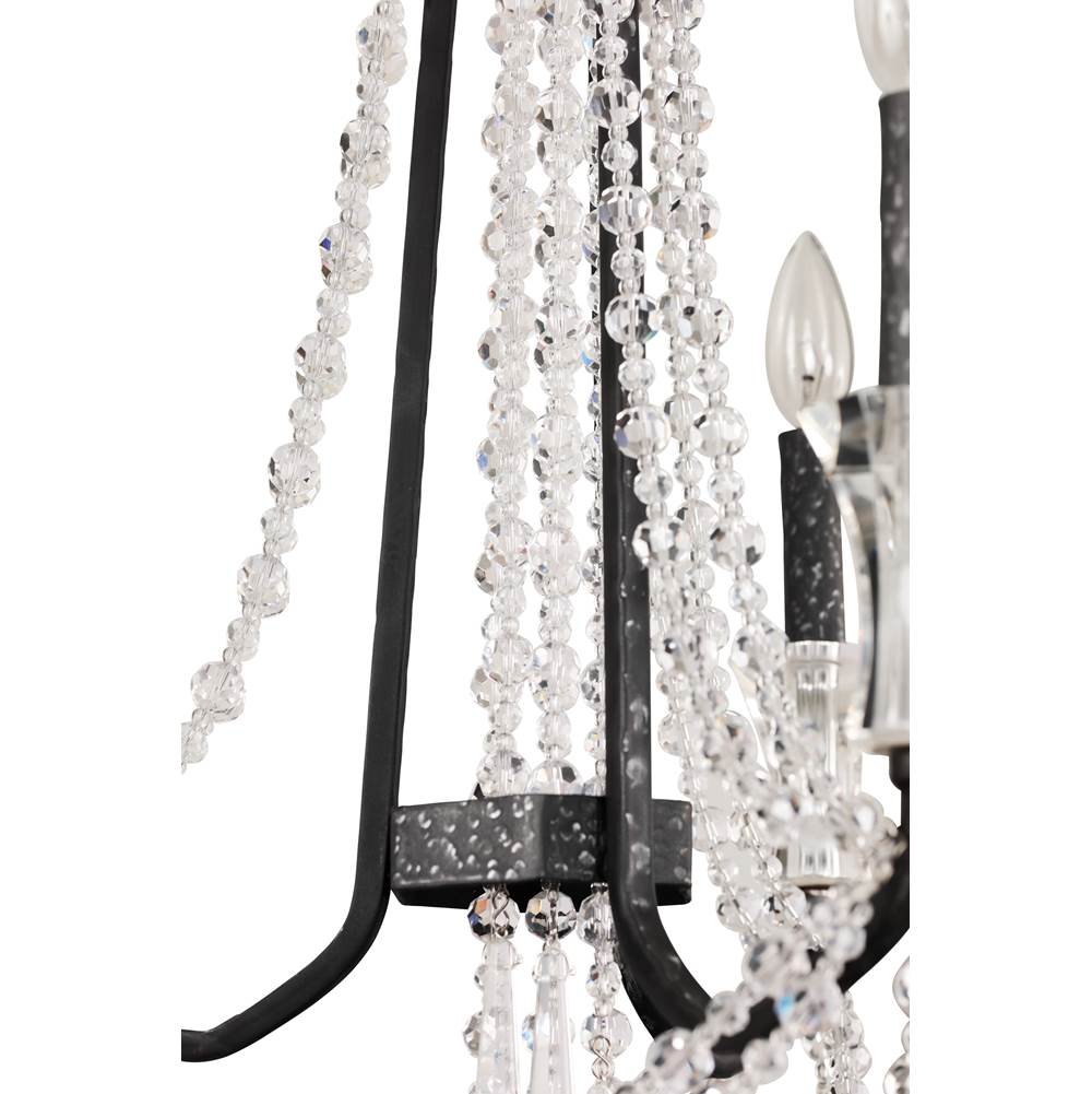 Varaluz 270C03OX Onyx Barcelona 3-lt Crystal Chandelier - Onyx Image 2