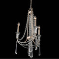 Varaluz 270C03TR Transcend Silver Barcelona 3-lt Crystal Chandelier - Transcend Silver Image 1