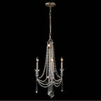 Varaluz 270C03TR Transcend Silver Barcelona 3-lt Crystal Chandelier - Transcend Silver Image 7