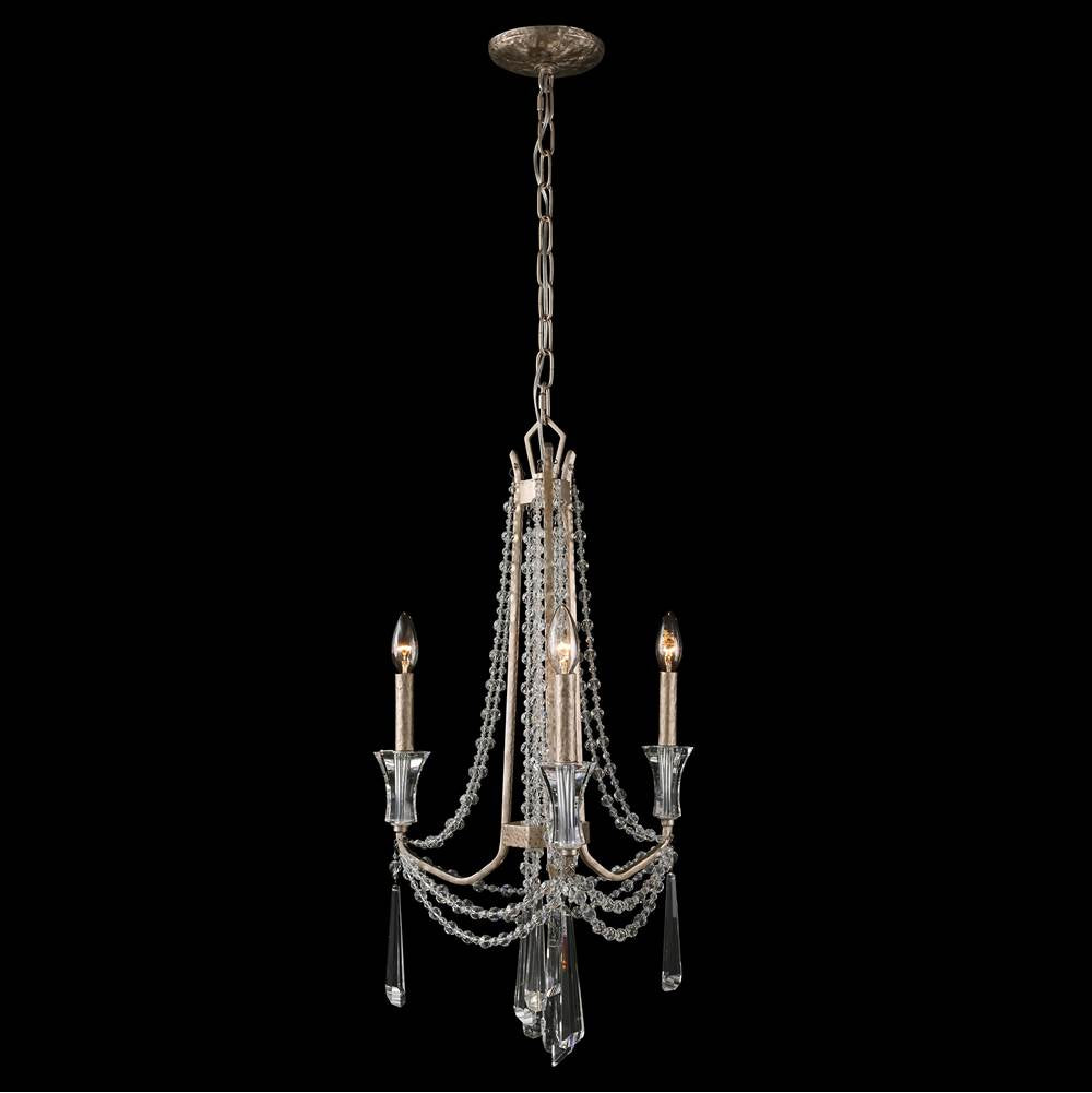Varaluz 270C03TR Transcend Silver Barcelona 3-lt Crystal Chandelier - Transcend Silver Image 7