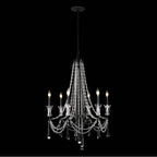 Varaluz Barcelona 6-lt Crystal Chandelier - Onyx