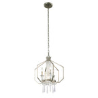 Varaluz 270P04TR Transcend Silver Barcelona 4-lt Crystal Pendant - Transcend Silver Image 5