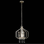 Varaluz 270P04TR Transcend Silver Barcelona 4-lt Crystal Pendant - Transcend Silver Image 3