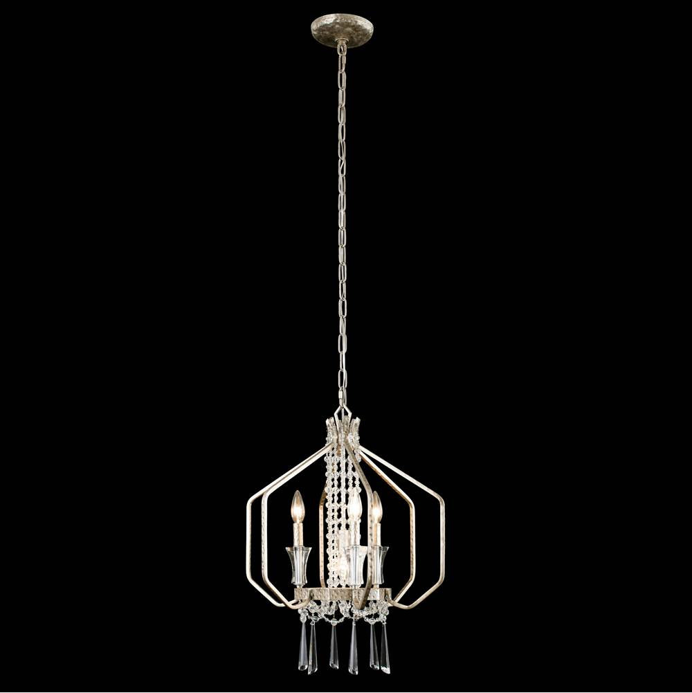 Varaluz 270P04TR Transcend Silver Barcelona 4-lt Crystal Pendant - Transcend Silver Image 3