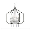 Varaluz 270P07OX Onyx Barcelona 7-lt Crystal Pendant - Onyx Image 1