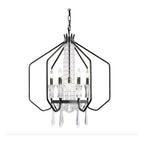 Varaluz 270P07OX Onyx Barcelona 7-lt Crystal Pendant - Onyx Image 1