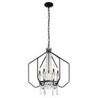 Varaluz 270P07OX Onyx Barcelona 7-lt Crystal Pendant - Onyx Image 8